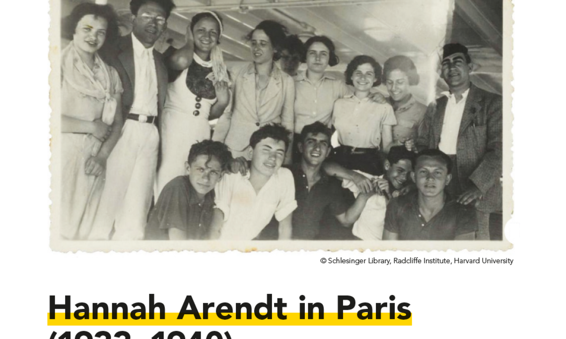 Plakat, Ankündigung Buchpräsentation; Gruppenfoto schwarz-weiß