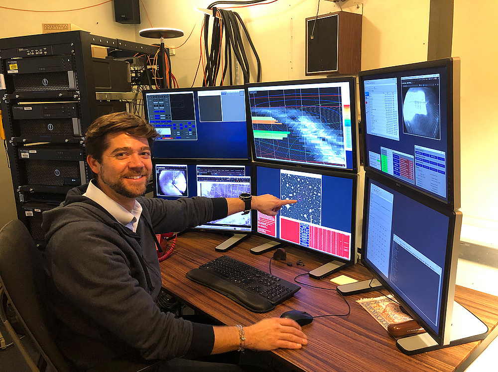 Hannes Gröller am Arbeitsplatz ©Hannes Gröller 