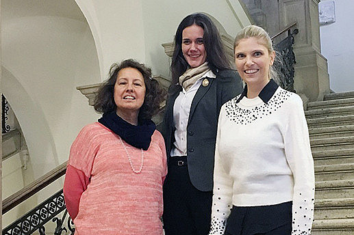 Margit Stadlober, Dagmar Probst und Projektleiterin Eva Klein steuern seitens der Uni Graz ihre Expertise bei. 