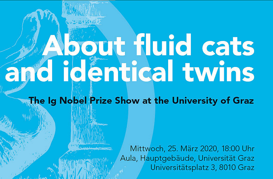 Im März ist wieder die erfolgreiche Wissenschafts-Show "Ig-Nobelpreis" zu Gast an der Uni Graz. Foto: Uni Graz/Jesacher 