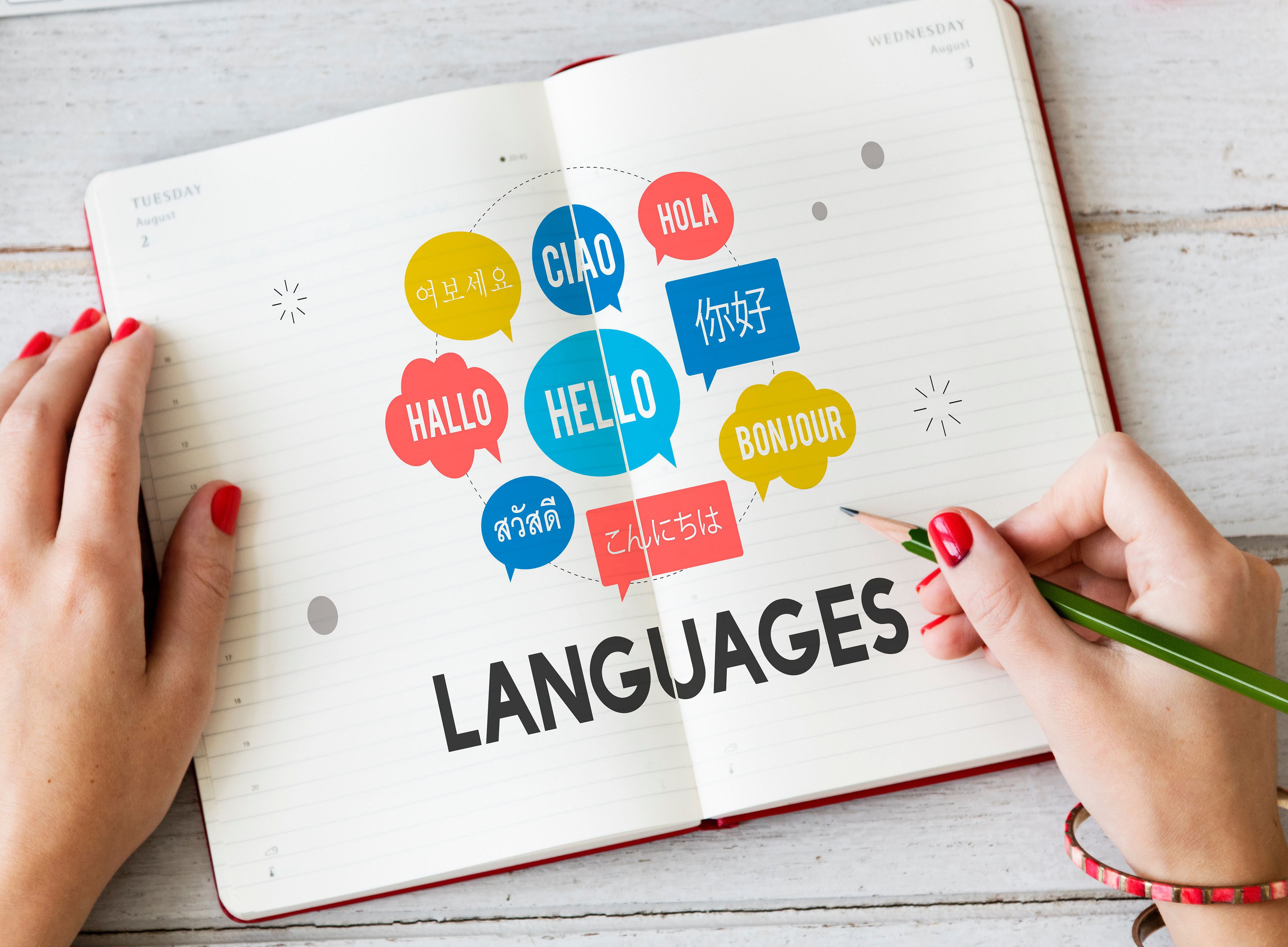 Multilingual Greetings Languages Concept ©Rawpixel Ltd.