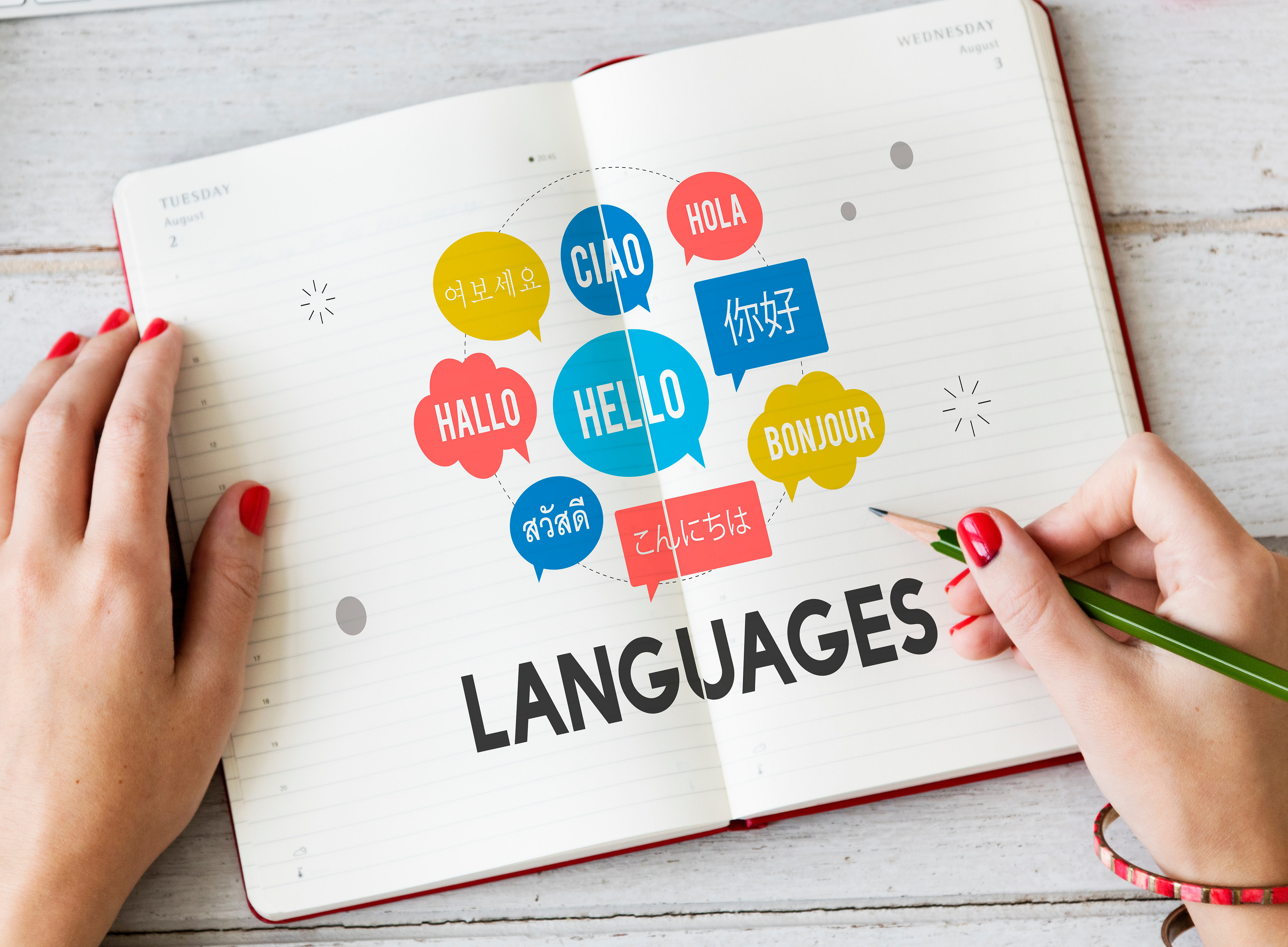 Multilingual Greetings Languages Concept ©Rawpixel Ltd.