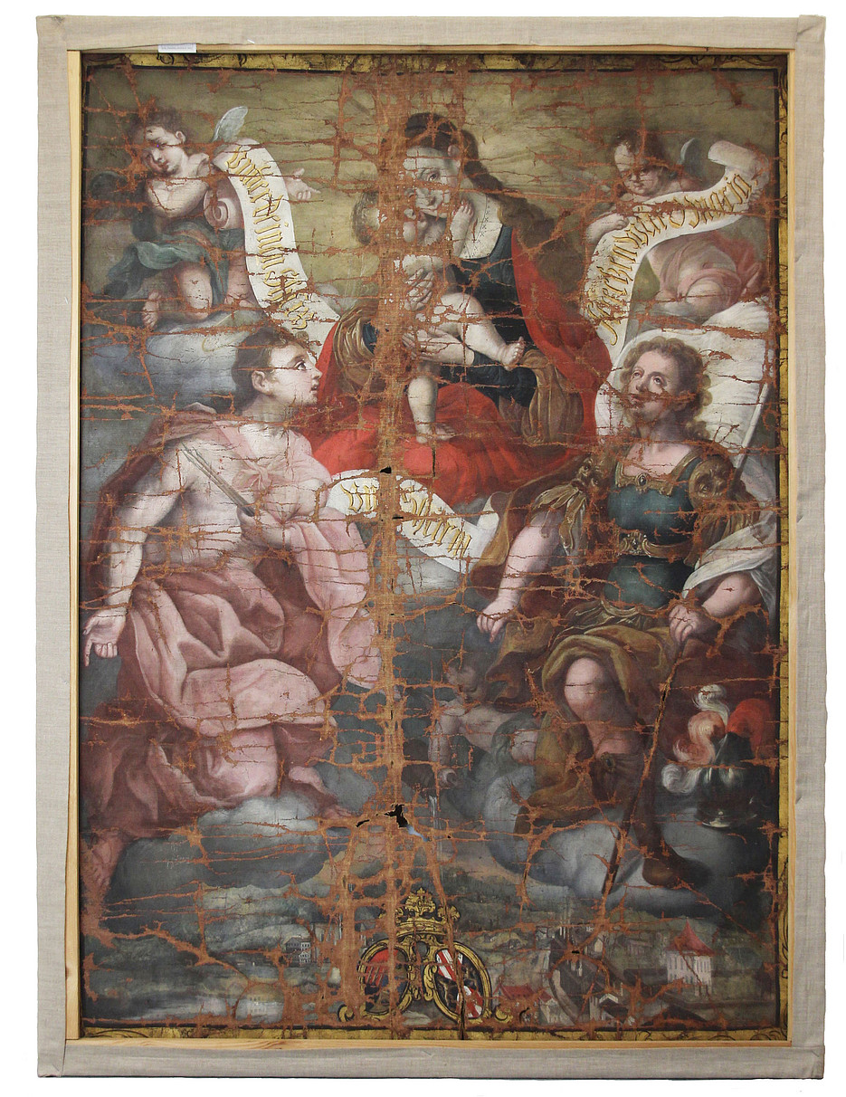 Maria mit Kind und Heiligen 