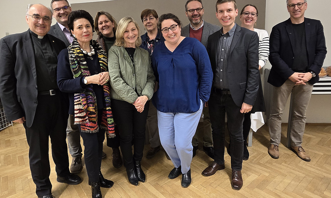 Vertreter:innen der Diözesen Graz-Seckau und Gurk bzw. der Fakultät