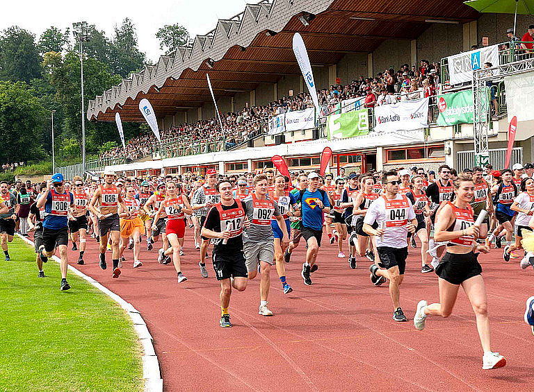 Kleeblattlauf Läufer:innen 