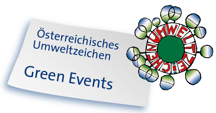 Logo des österreichischen Umweltzeichen Green Events für das Uni Graz Fest am 7. Juni 2024 ©Österreichisches Umweltzeichen, Green Events