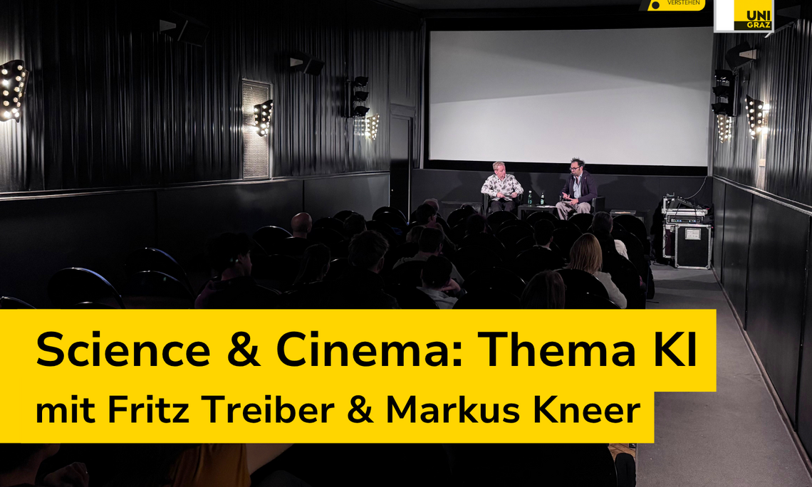 Wird Sci-Fi zur Realität? Darum ging es in der neuesten Ausgabe unseres Formats Science & Cinema im Rechbauerkino. | Foto: Uni Graz/Hofbauer