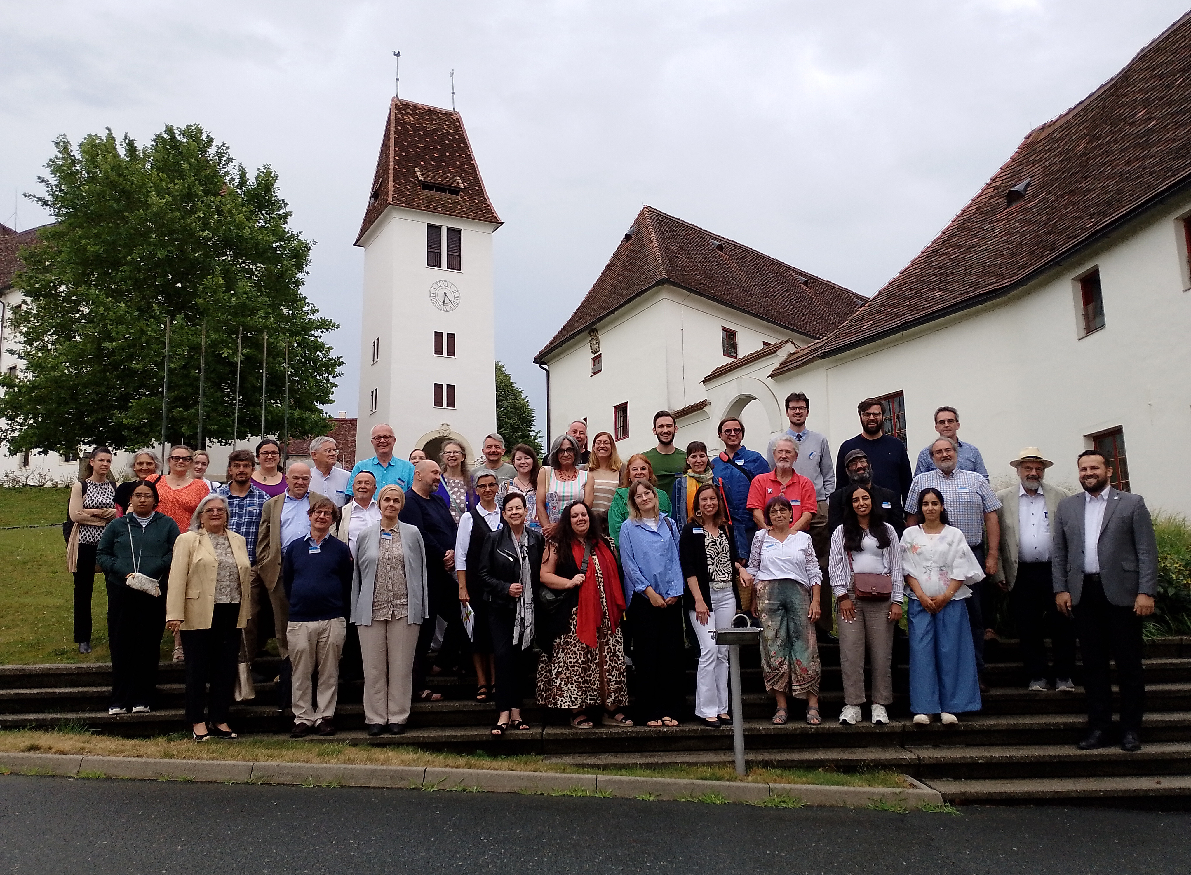 TeilnehmerInnen auf Schloss Seggau 