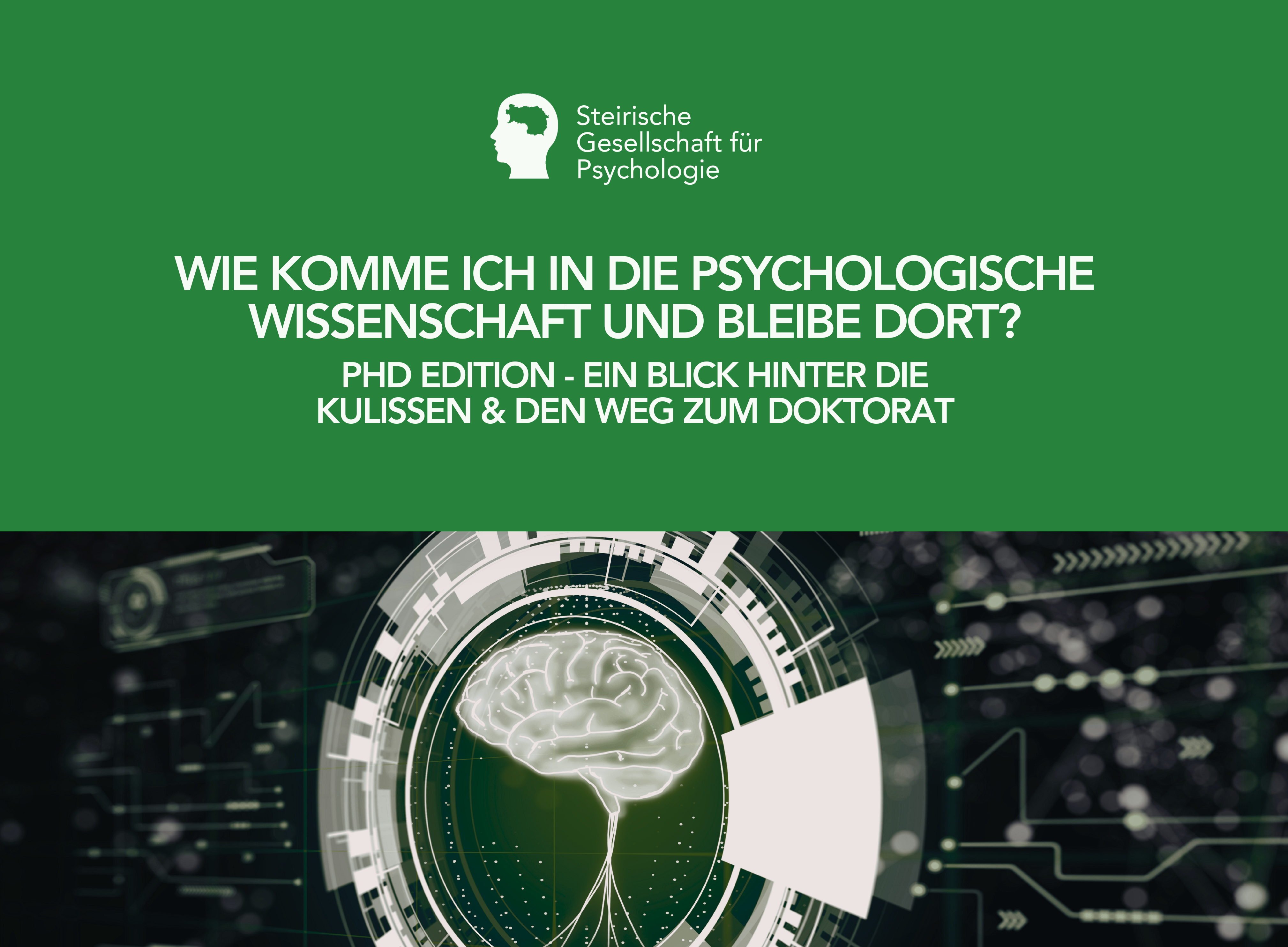 Flyer Weg zur Psychologie 
