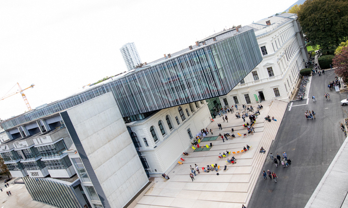 Die Studierenden kehren wieder an den Campus zurück. (Bild: Uni Graz)