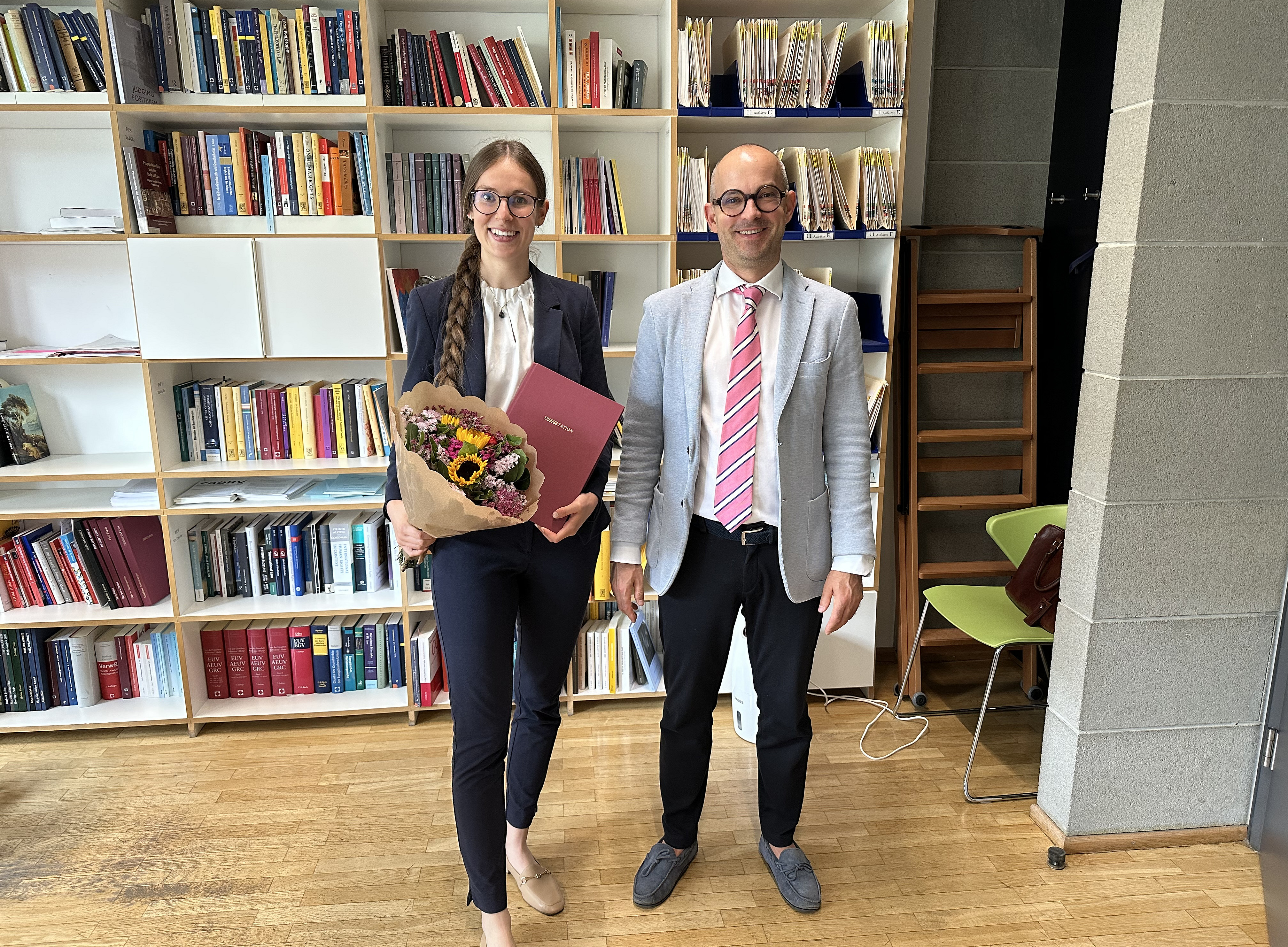 Dr. Anzenberger mit Prof. Klatt ©Team GJ