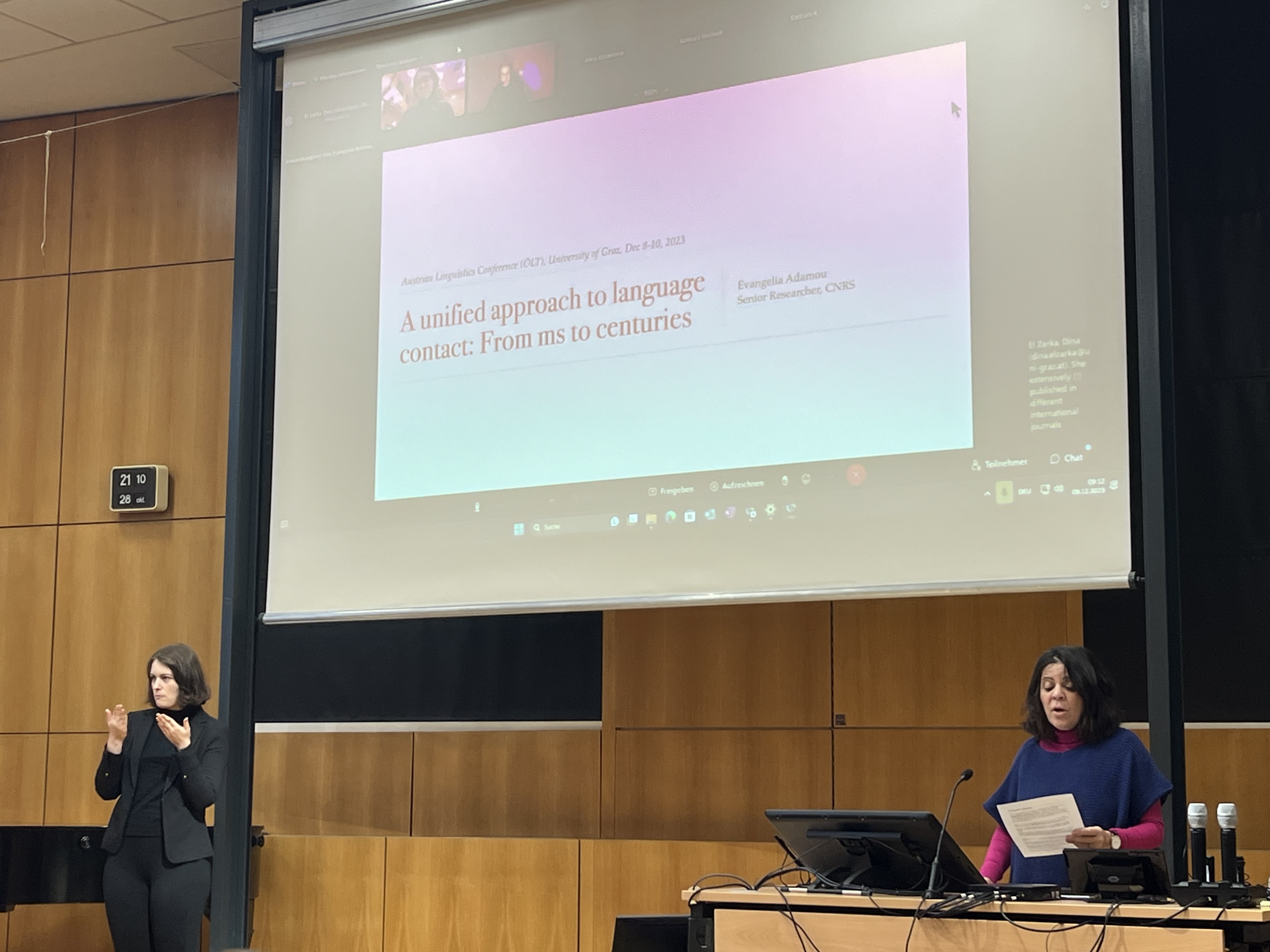 ÖLT 2023 ©Jennifer Brunner - Institut für Sprachwissenschaft