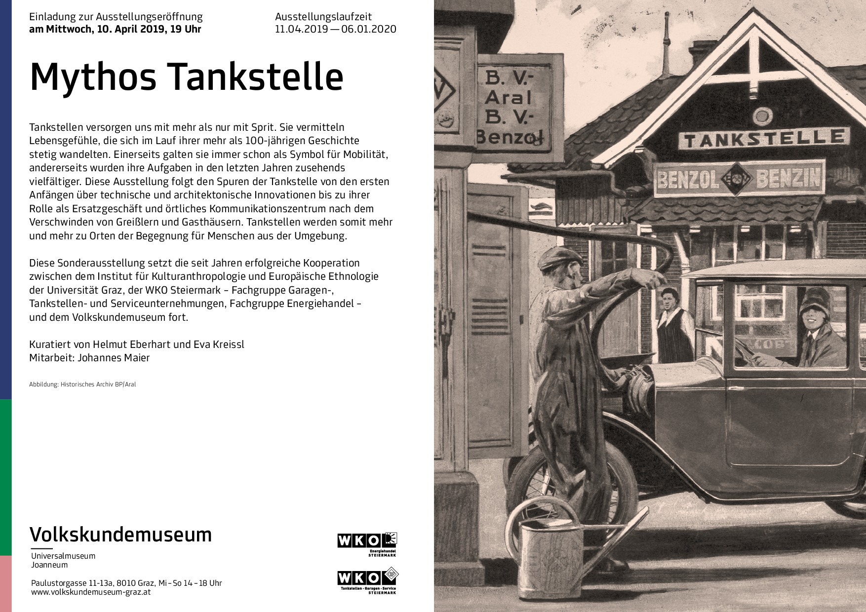 Ausstellungseröffnung: 10.4.2019, 19.00 Uhr 