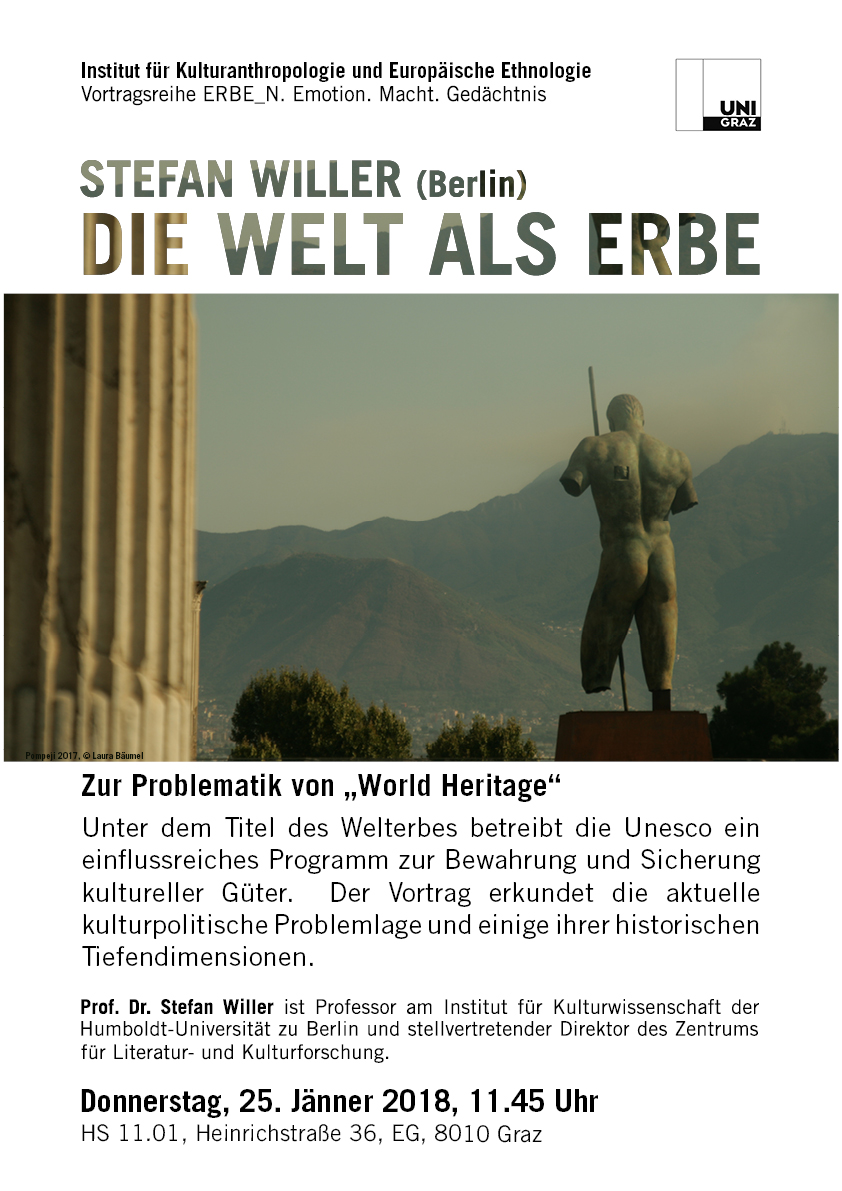 Vortrag "Die Welt als Erbe"/Foto: Laura Bäumel 