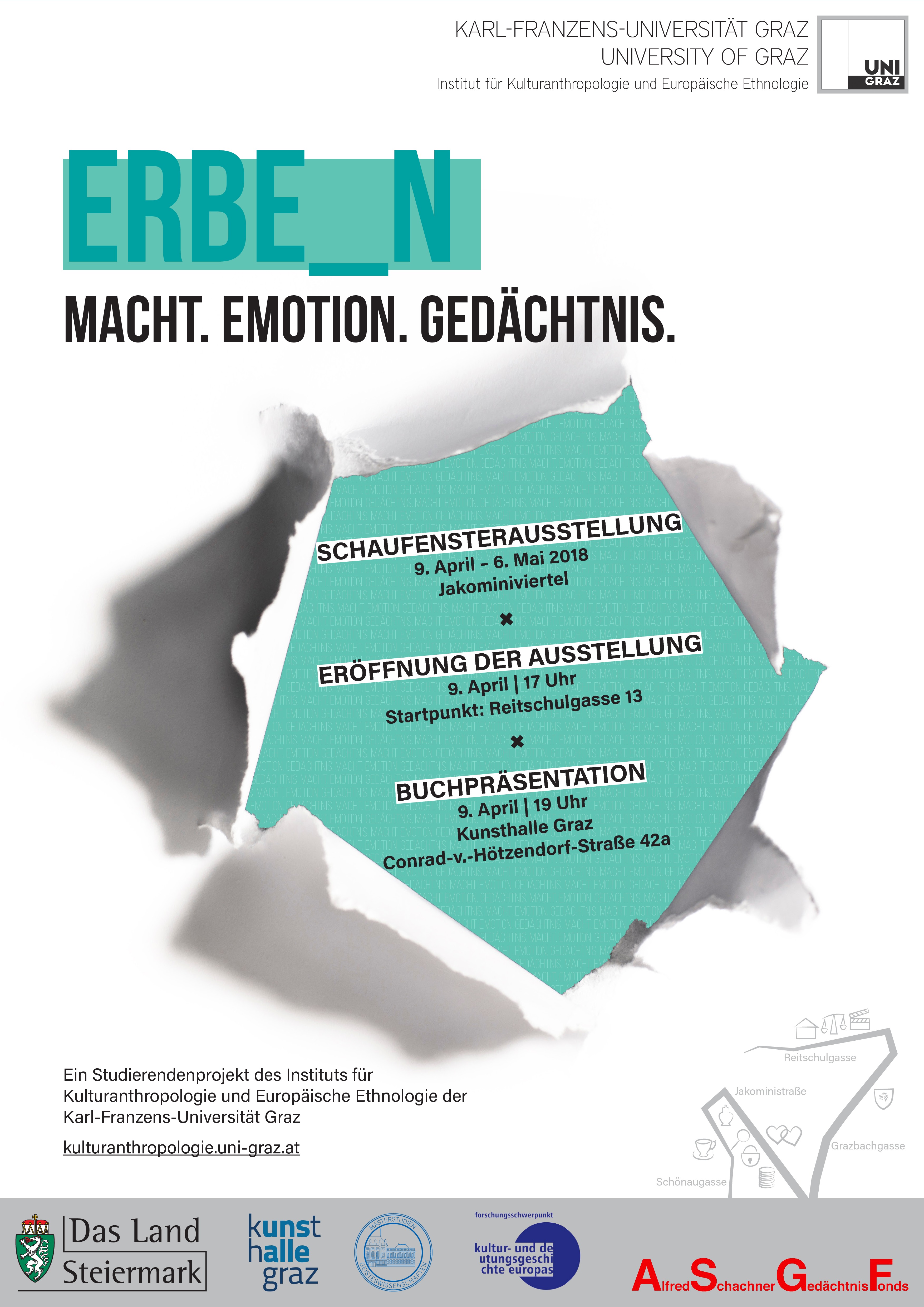 Schaufensterausstellung/Ausstellungseröffnung/Buchpräsentation 