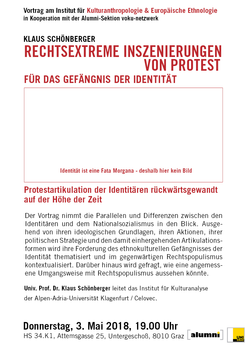 Vortrag "Rechtsextreme Inszenierung von Protest" mit Klaus Schönberger 