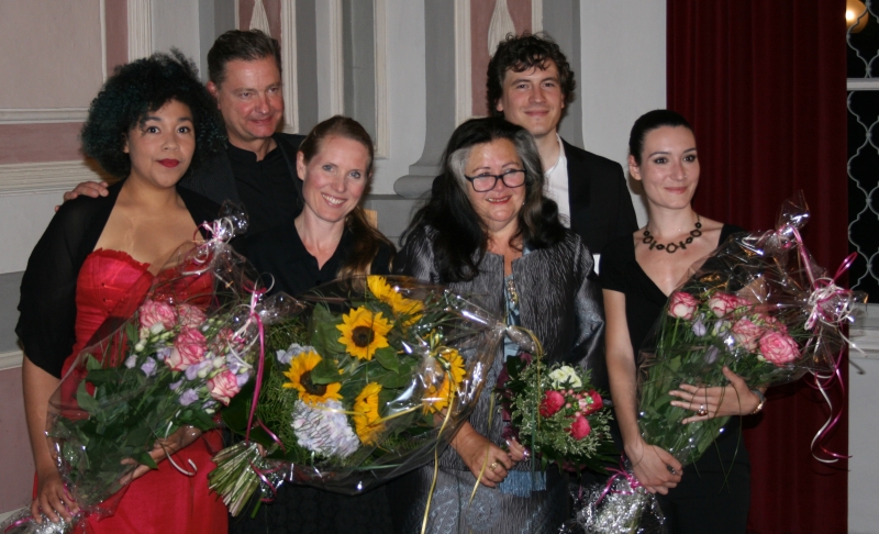 I. Fischer und die MusikerInnen beim Festakt 