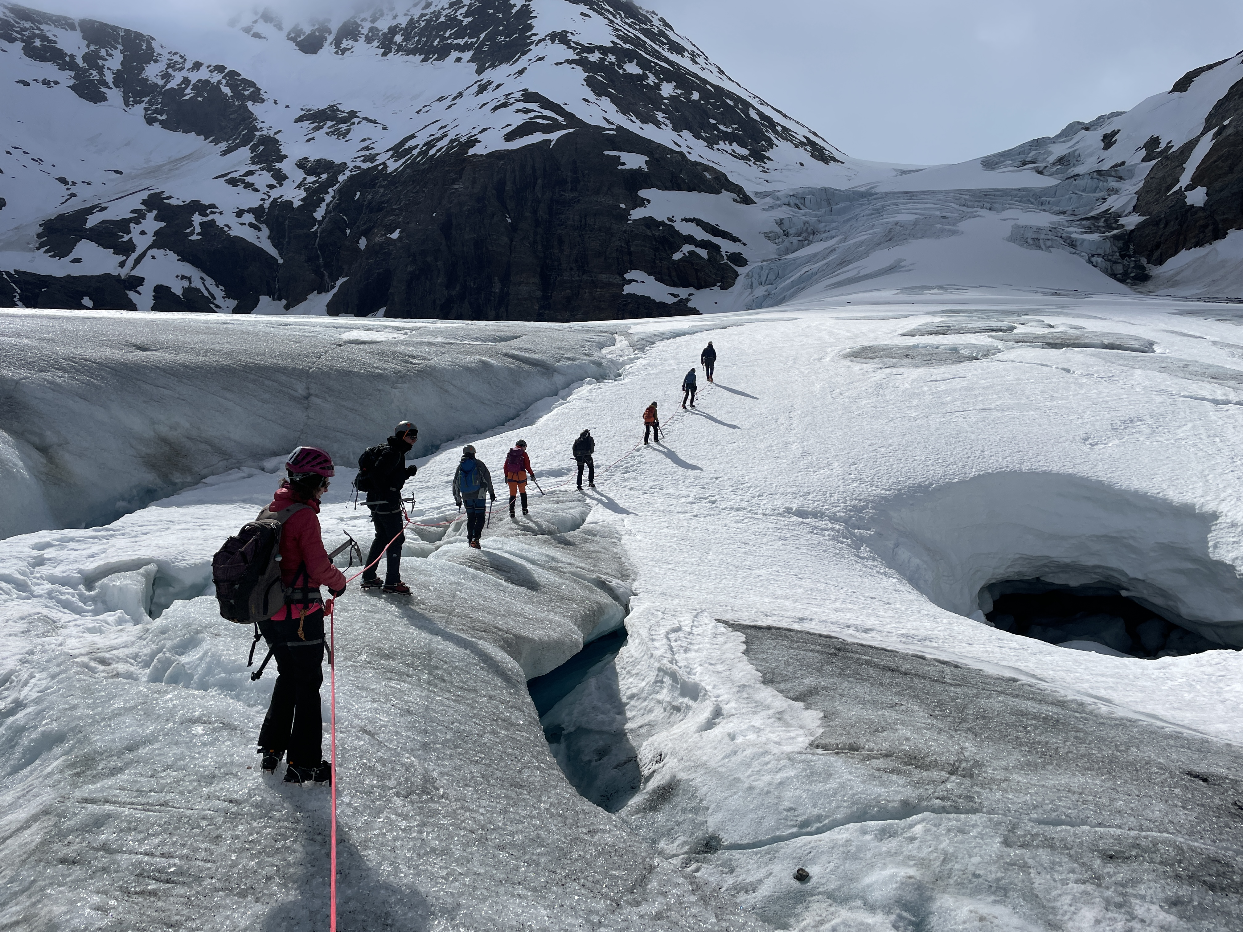 Wanderung auf Gletscher 