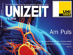 Am Puls: Die aktuelle UNIZEIT berichtet unter anderem über ein virtuells Modell des Herzens. Foto: Shutterstock/Nerthuz 