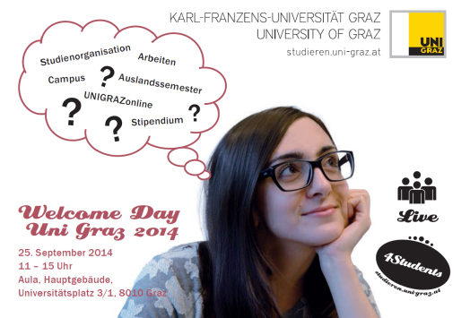 Am Welcome Day alles über die Serviceleistungen für Studierende erfahren 