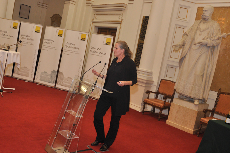 Michaela Stock rundete mit einem Kurzvortrag den Themenblock ab. 