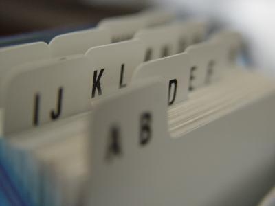 Karteikarten, Foto: aksel / pixelio.de 