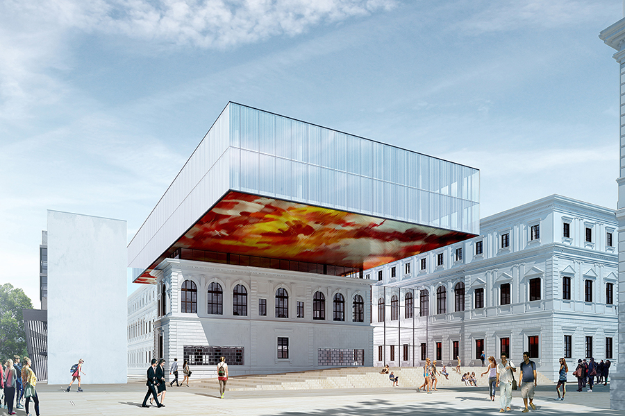 Rendering der Bibliothek 