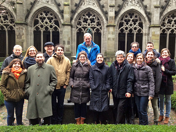 Nachhaltiges Forschungstreffen: PhD-Studierende und die Organisatoren des Workshops in Utrecht. 