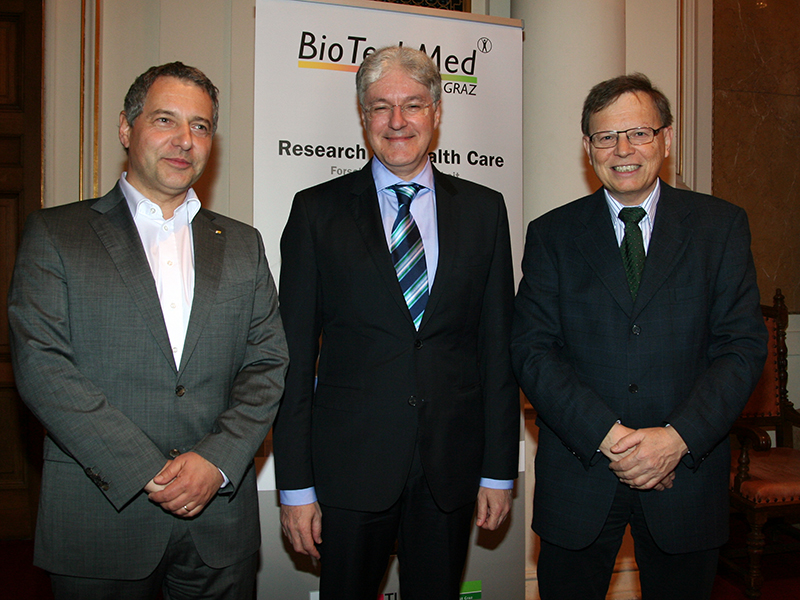 BioTechMed-Koordinatoren Steppan, Mangge und Stollberger 