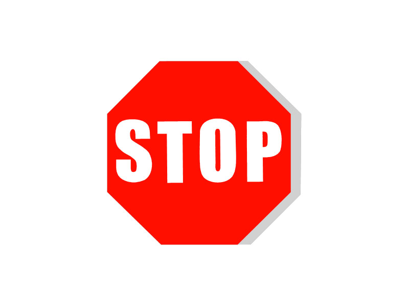 Stopp-Schild 
