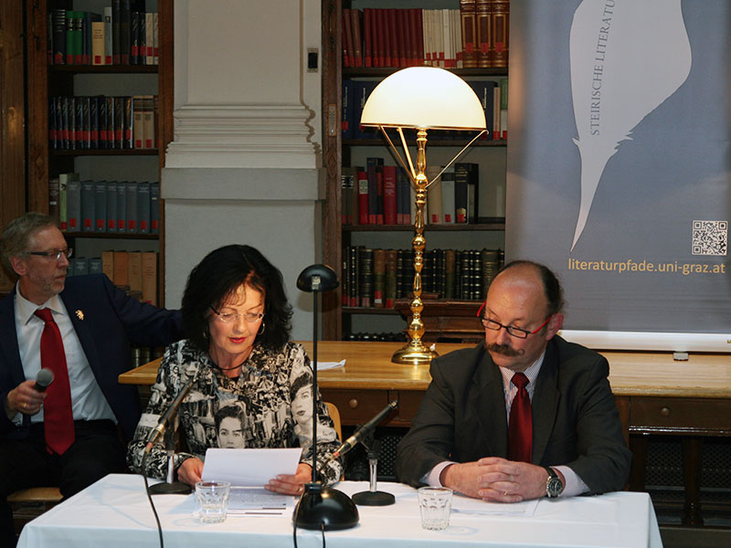 Doris Rudlof-Garreis und Erwin Draxler lasen aus dem neuen Buch. 