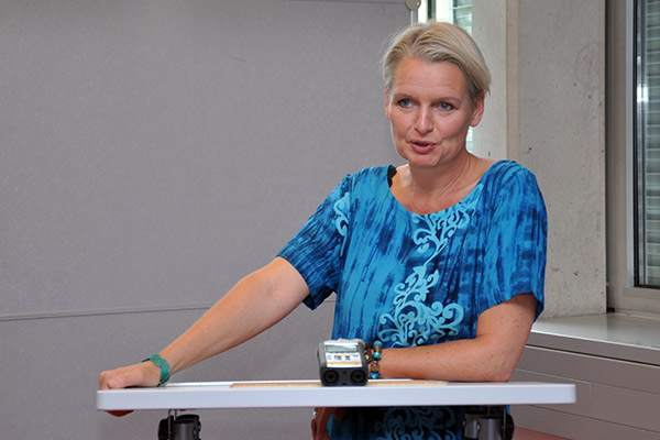 Stadträtin Lisa Rücker bedankte sich für die Forschung und die Initiativen, die Gesellschaft für das Thema zu sensibilisieren. Fotos: Uni Graz/Eklaude 