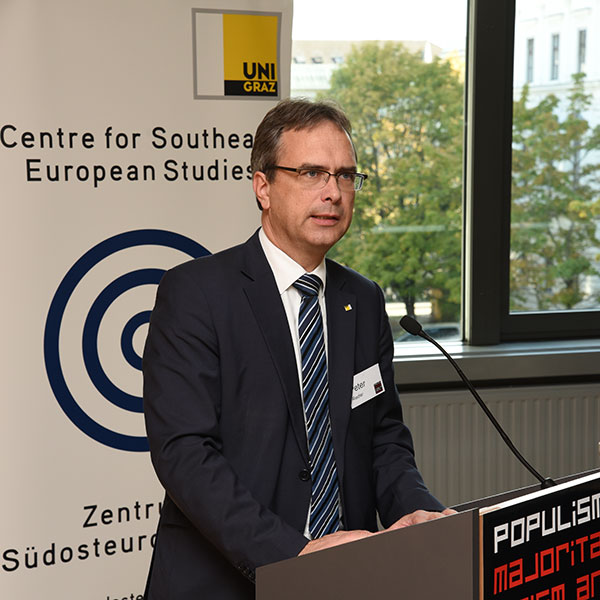 Vizerektor Peter Riedler ... 