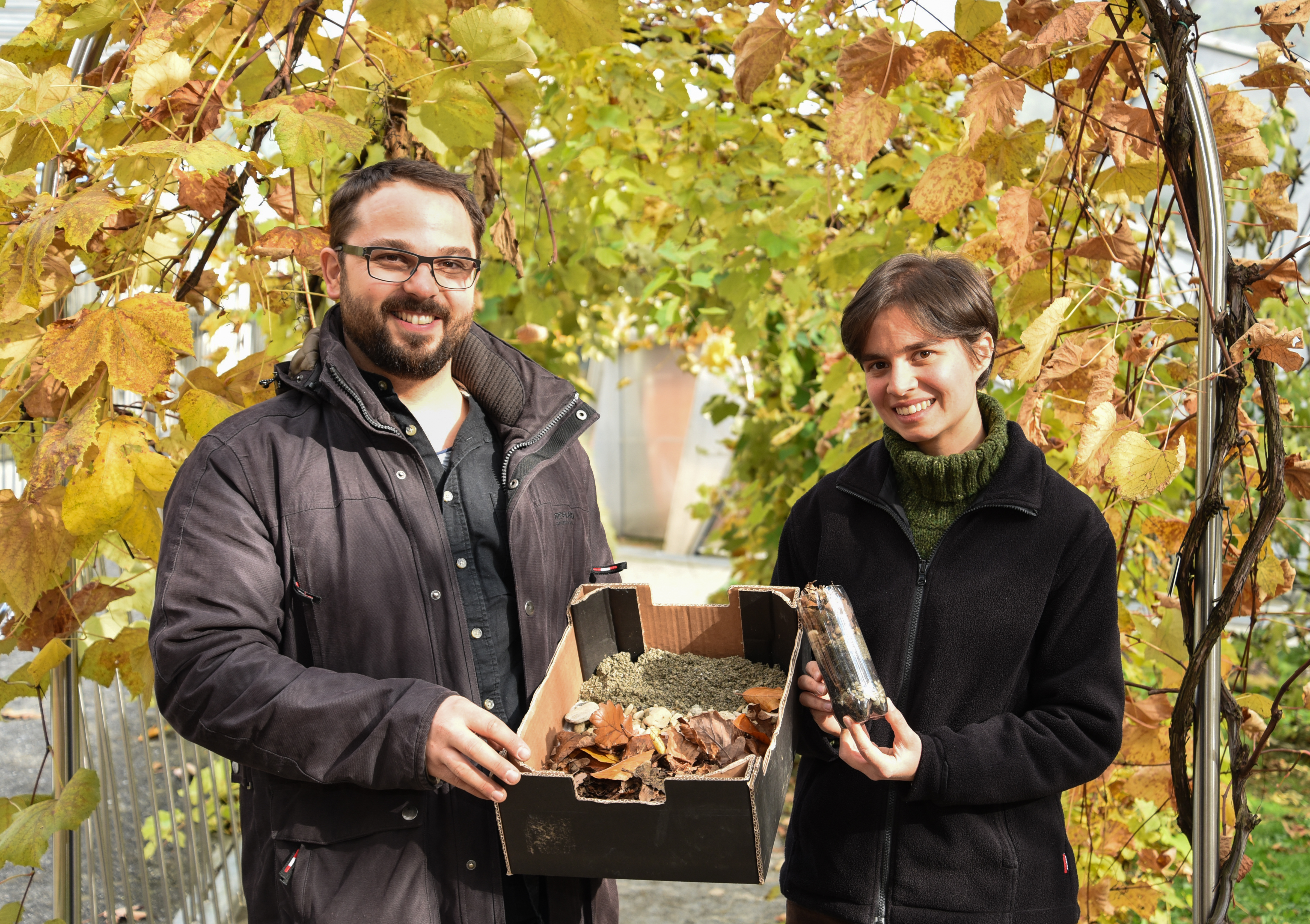 Der Boden stand im Mittelpunkt des Aktionstages im Botanischen Garten. Foto: Uni Graz/Tzivanopoulos 