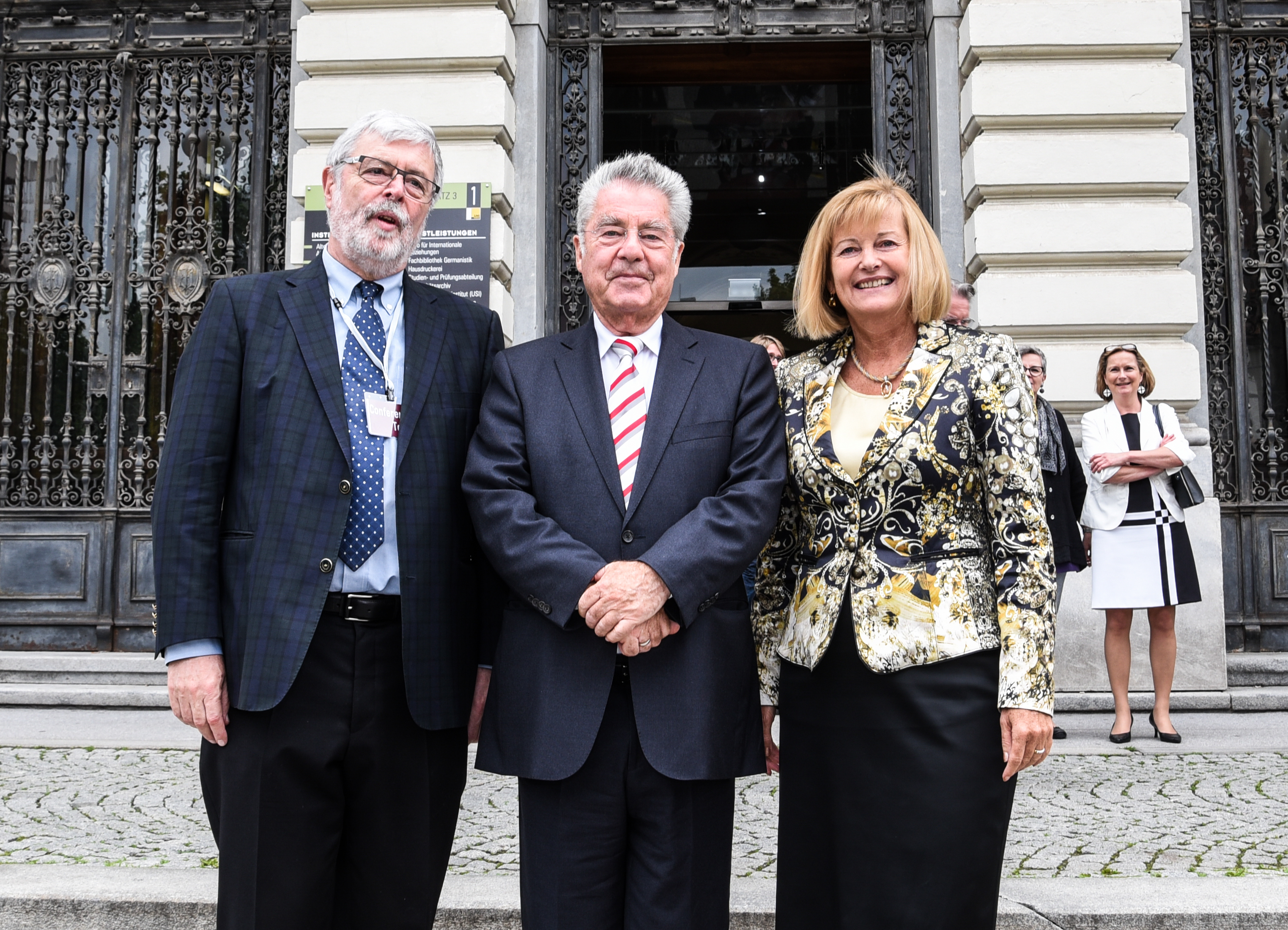 Der österreichische Zeitgeschichtetag wurde gestern von Bundespräsident Heinz Fischer, Rektorin Christa Neuper und Zeithistoriker Helmut Konrad eröffnet. Foto: Uni Graz/Tzivanopoulos. 