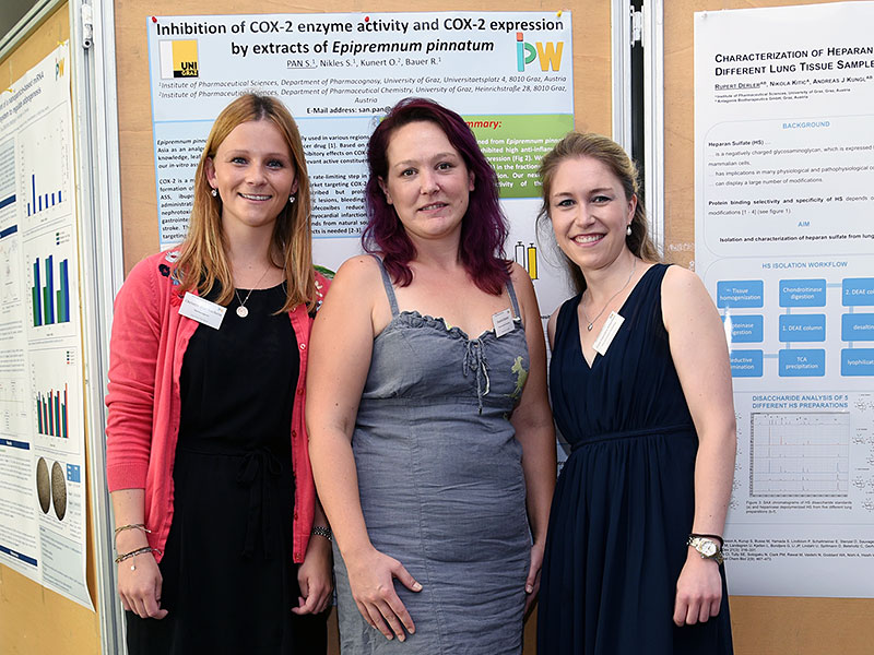 Das DocDay-Team: Christin Durchschein, Daniela Rainer und Anna-Laurence Schachner-Nedherer (v.l.) 