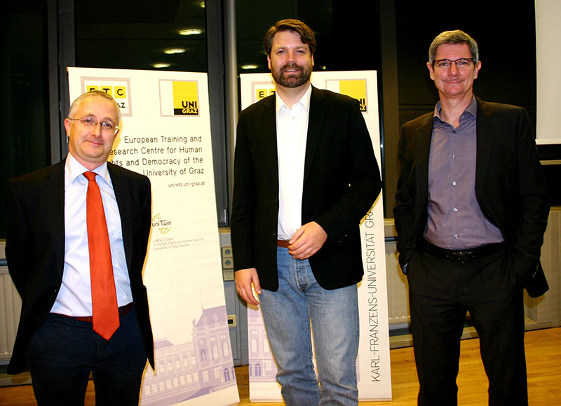 Gerd Oberleitner, Robert Krimmer und Christian Pippan (v.l.). Foto: KK. 