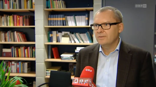 Klaus Poier spricht in Steiermark Heute zur neuen Politikverdrossenheit. 