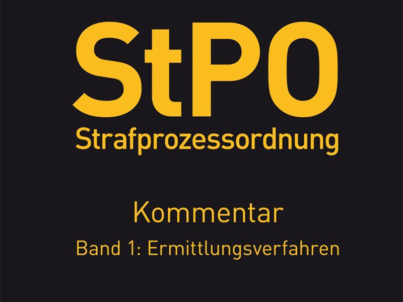 Neuer Kommentar zur Strafprozessordnung 