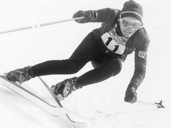 Egon Zimmermann holte 1964 in Innsbruck Olympia-Gold in der Abfahrt. Foto: www.olympic.org 