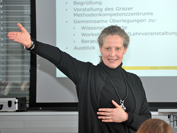 Wir sind am Puls der Zeit, Methodenwissen wird überall zunehmend gefragt, weist Michaela Stock den Weg in die Zukunft. 