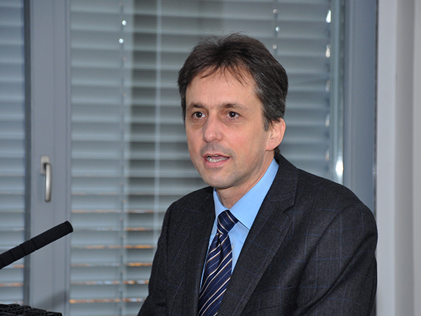 Dekan Reinhold Esterbauer strich in seinen Grußworten die Pionierleistung des Institutsgründers Claus Schedl in der Erforschung des Koran hervor. Fotos: Uni Graz / Eklaude 