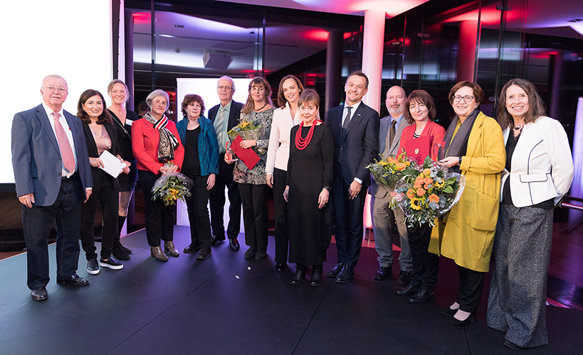 Die PreisträgerInnen 2017. ©Bildungsministerium/APA-Fotoservice/Martin Lusser
