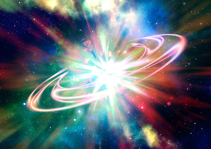 Phänomene, wie zum Beispiel der Urknall, können mithilfe der Teilchenphysik auch erklärt werden. Foto: Pixabay.com 