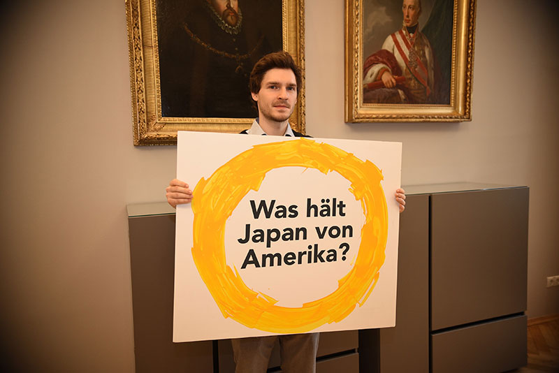 Was hält Japan von Amerika? Dieser Frage ging der Amerikanist Christian Perwein in seiner Masterarbeit nach. Alle Fotos: Uni Graz/Leljak. 