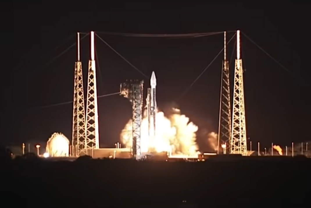 Erfolgreicher Raketenstart: Die Raumsonde "Solar Orbiter" hebt von Cape Canaveral ab. Foto: ESA 