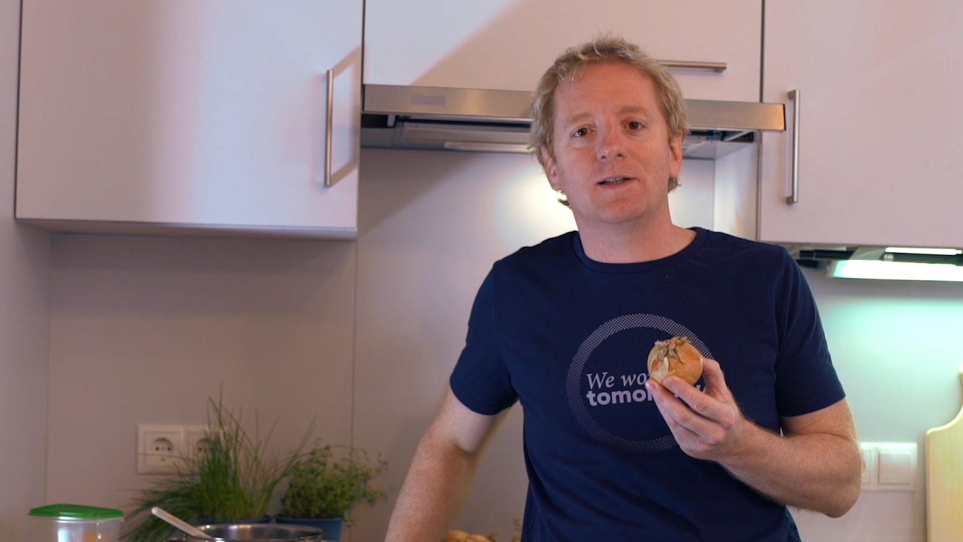 Fritz Treiber in seiner Küche. Foto: Uni Graz 