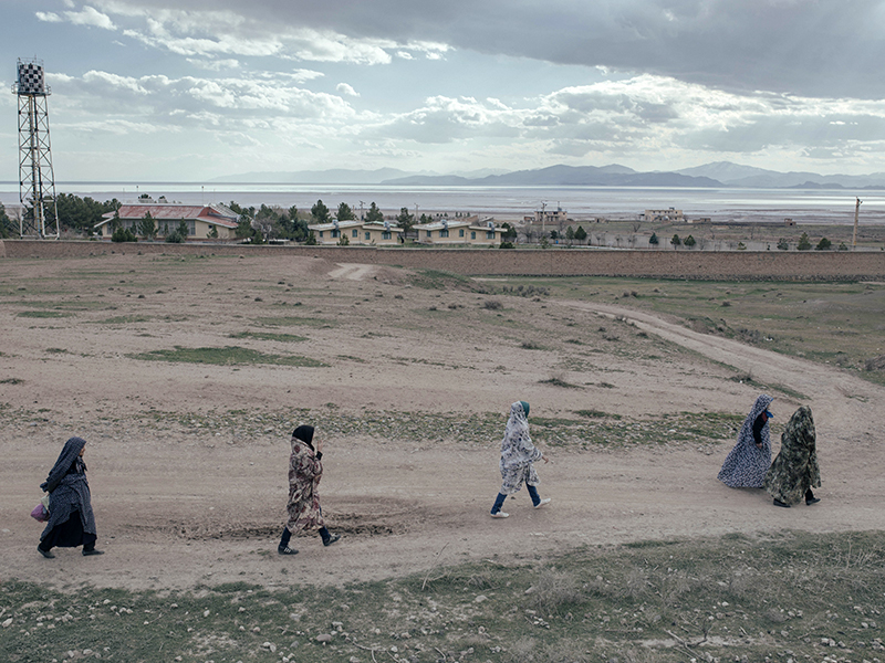 Ein Symbol für die Wasserknappheit im Iran ist der Urmia-See. Seine Fläche von einst rund 5500 Quadratkilometern hat sich in den letzten Jahrzehnten drastisch reduziert. Foto: Solmaz Daryani, CC BY-SA 4.0, https://creativecommons.org/licenses/by-sa/4.0 
