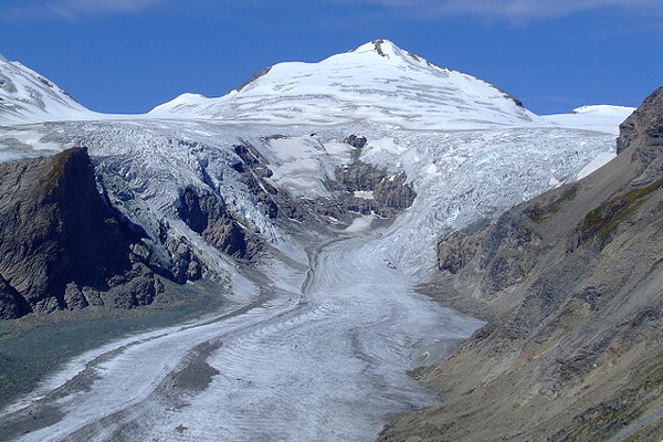 Immer wieder legt die Pasterze Fundstücke wie etwa Zirbenholz-Stücke oder Torfreste frei. Foto: Wikimedia 