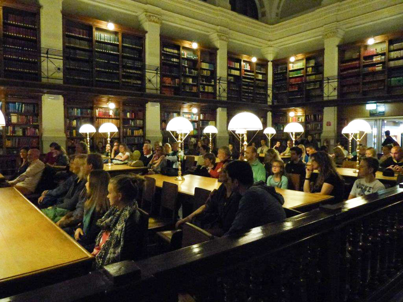 auch der Lesesaal der UB Graz war gut gefüllt. 